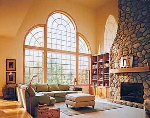 Men laying new hardwood flooring