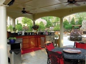 Men laying new hardwood flooring