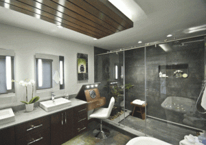 Men laying new hardwood flooring