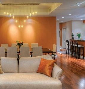 New lighting technologies save energy and create ambiance inside the home