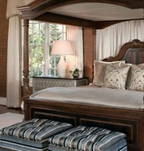 Master bedrooms go beyond basic with luxurious features.