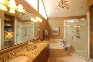 Neutral Master Bathroom