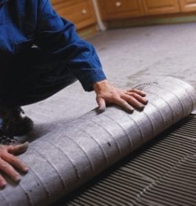 Footwork for heated floors