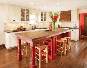 Family Kitchen Goes from Cluttered to Clean and Contemporary
