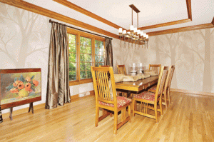 Dining In a Foggy Forest