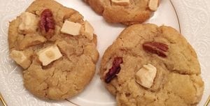 Lemon White Chocolate Chip Pecan Sandies