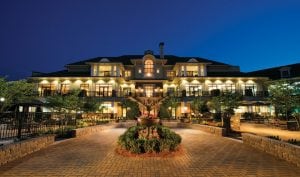 Cresswind at Lake Lanier clubhouse at night
