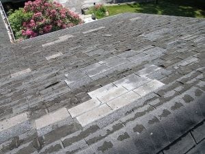 Storm Damaged Roof