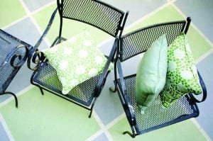 Outdoor Patio with Chairs