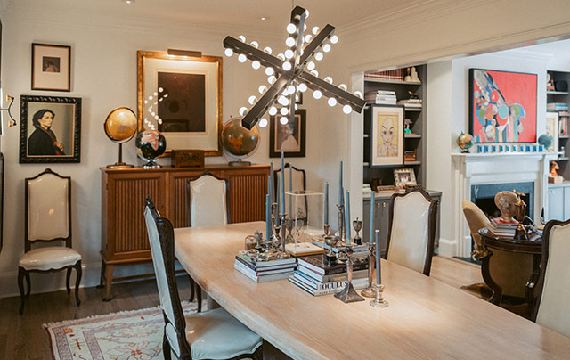 Curated dining room